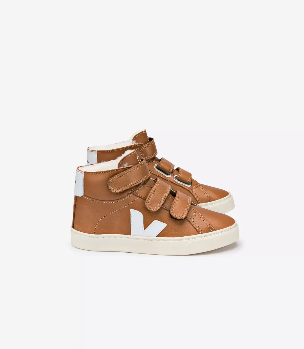 Enfant VEJA Enfants<ESPLAR MID FURED LEATHER MAT TUILE