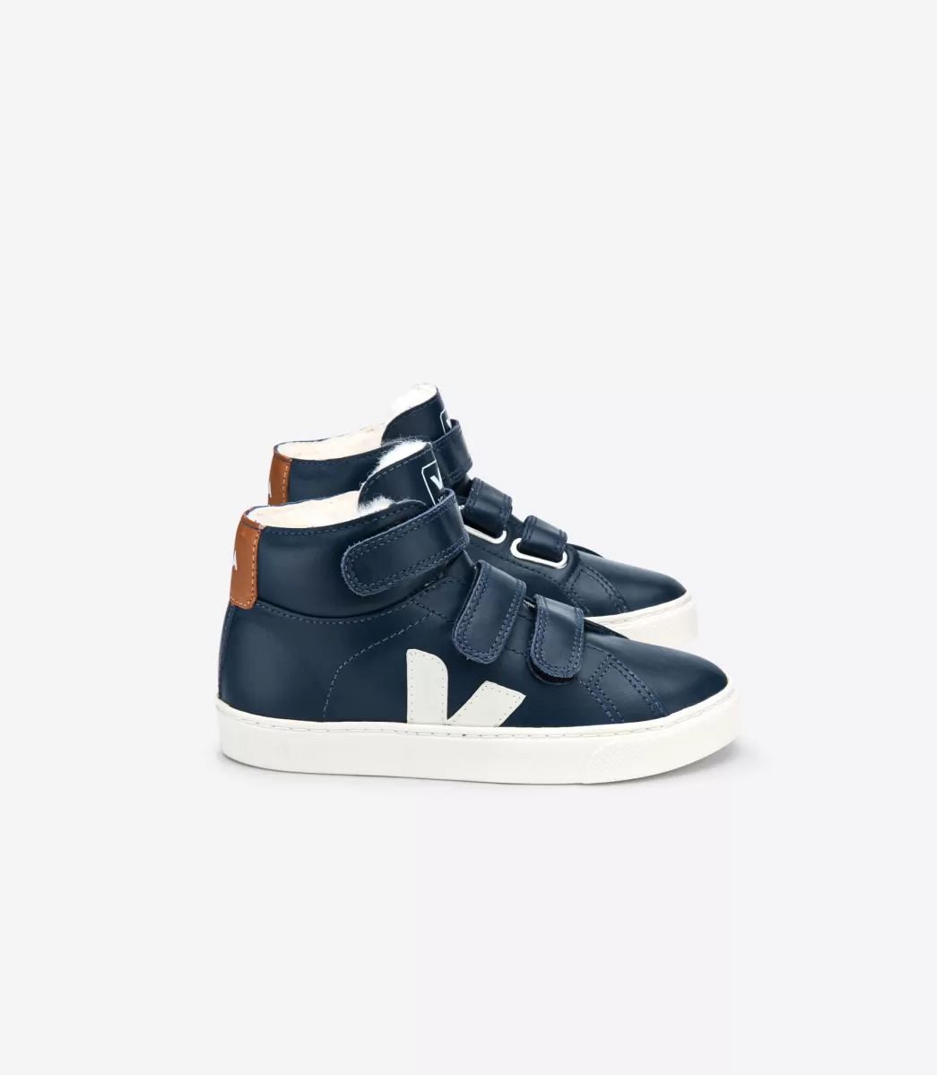 Enfant VEJA Enfants<ESPLAR MID FURED LEATHER NAUTICO TUILE