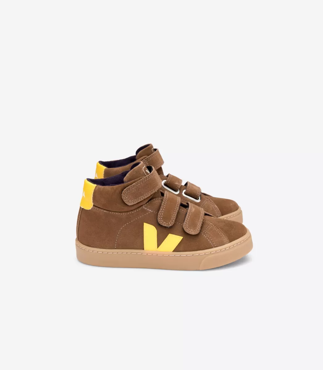 Enfant VEJA Enfants<ESPLAR MID SUEDE BROWN TONIC