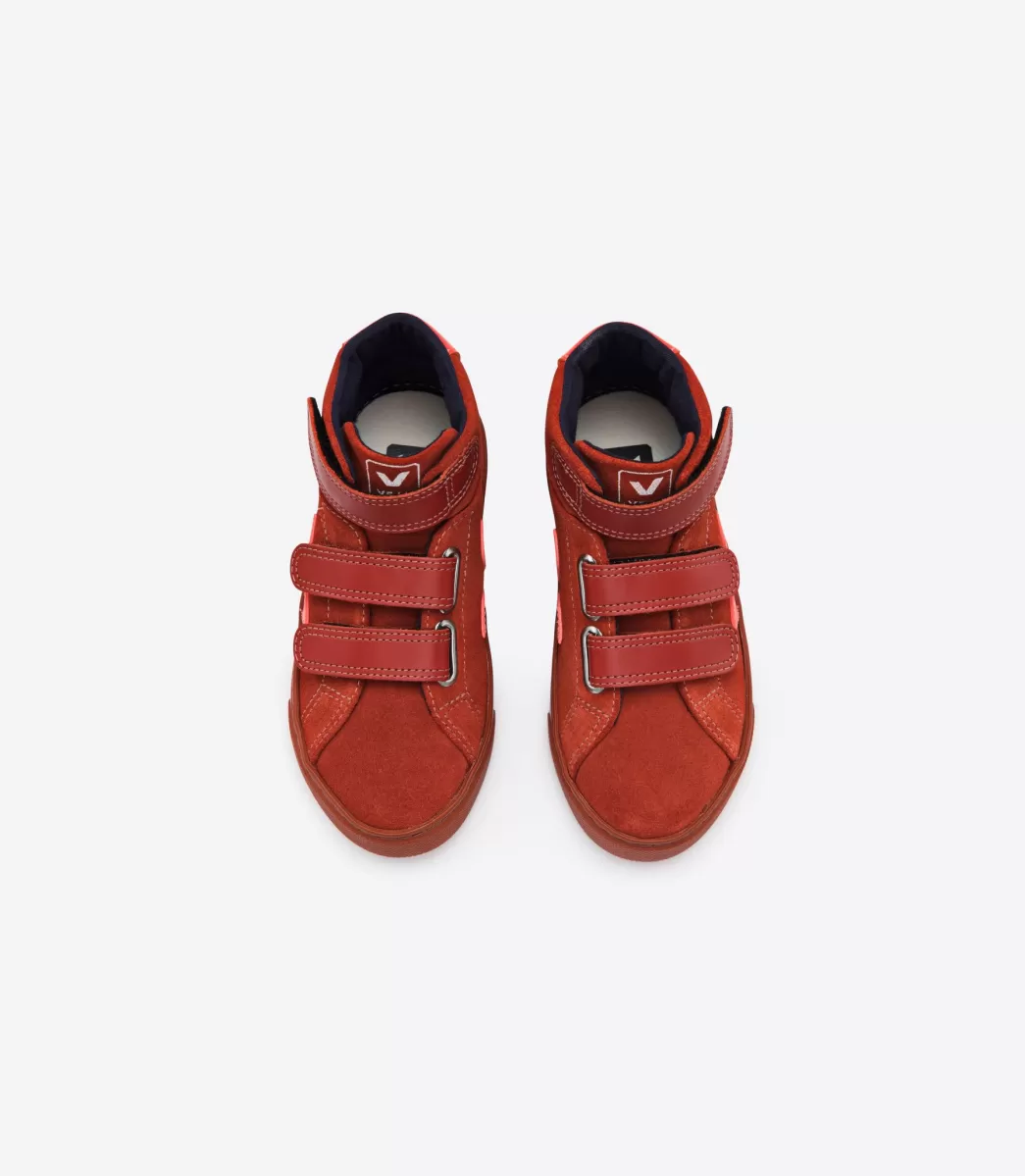 Enfant VEJA Enfants<ESPLAR MID SUEDE ROUILLE RUST SOLE