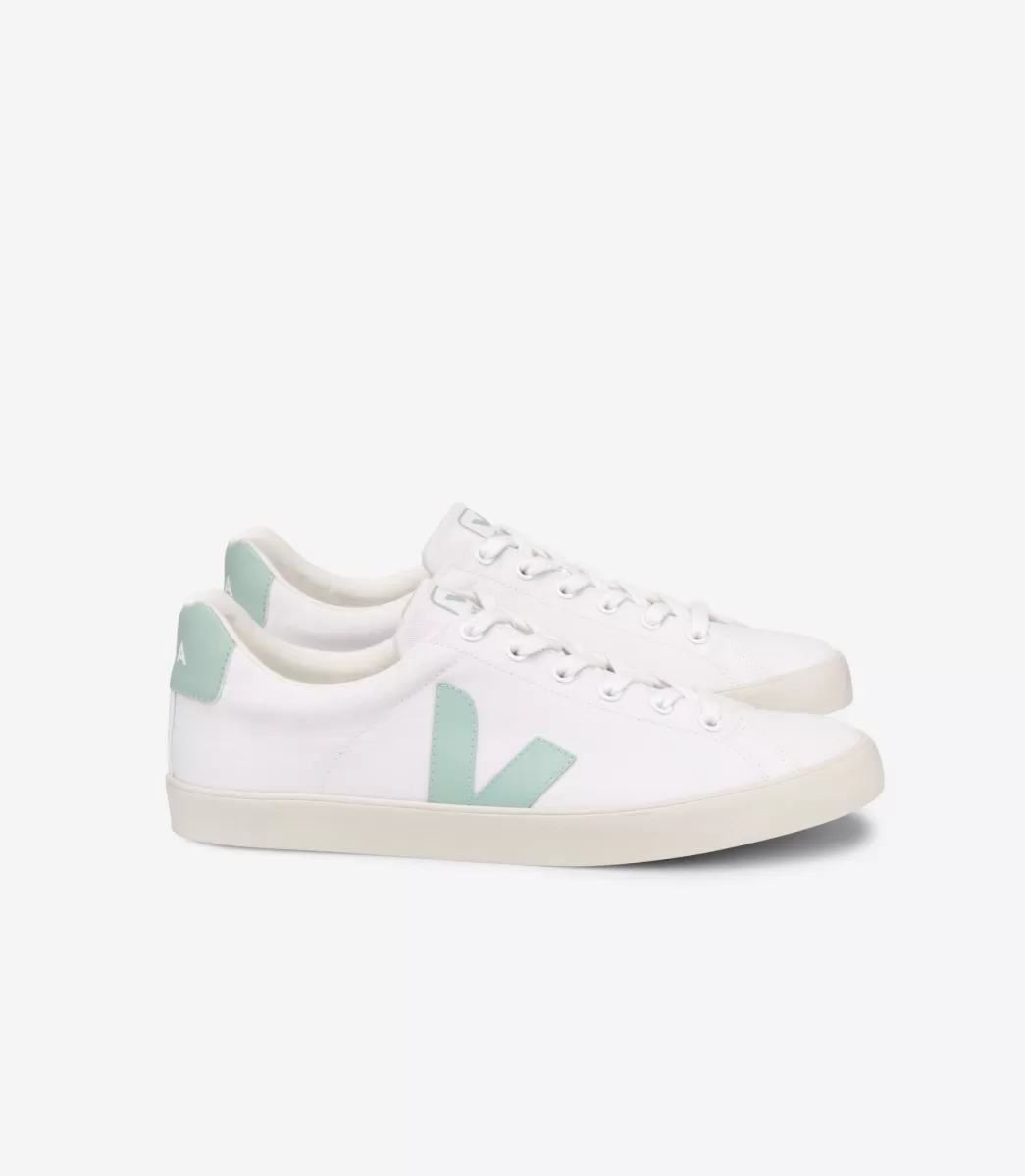 VEJA Adultes<ESPLAR SE CANVAS WHITE MATCHA