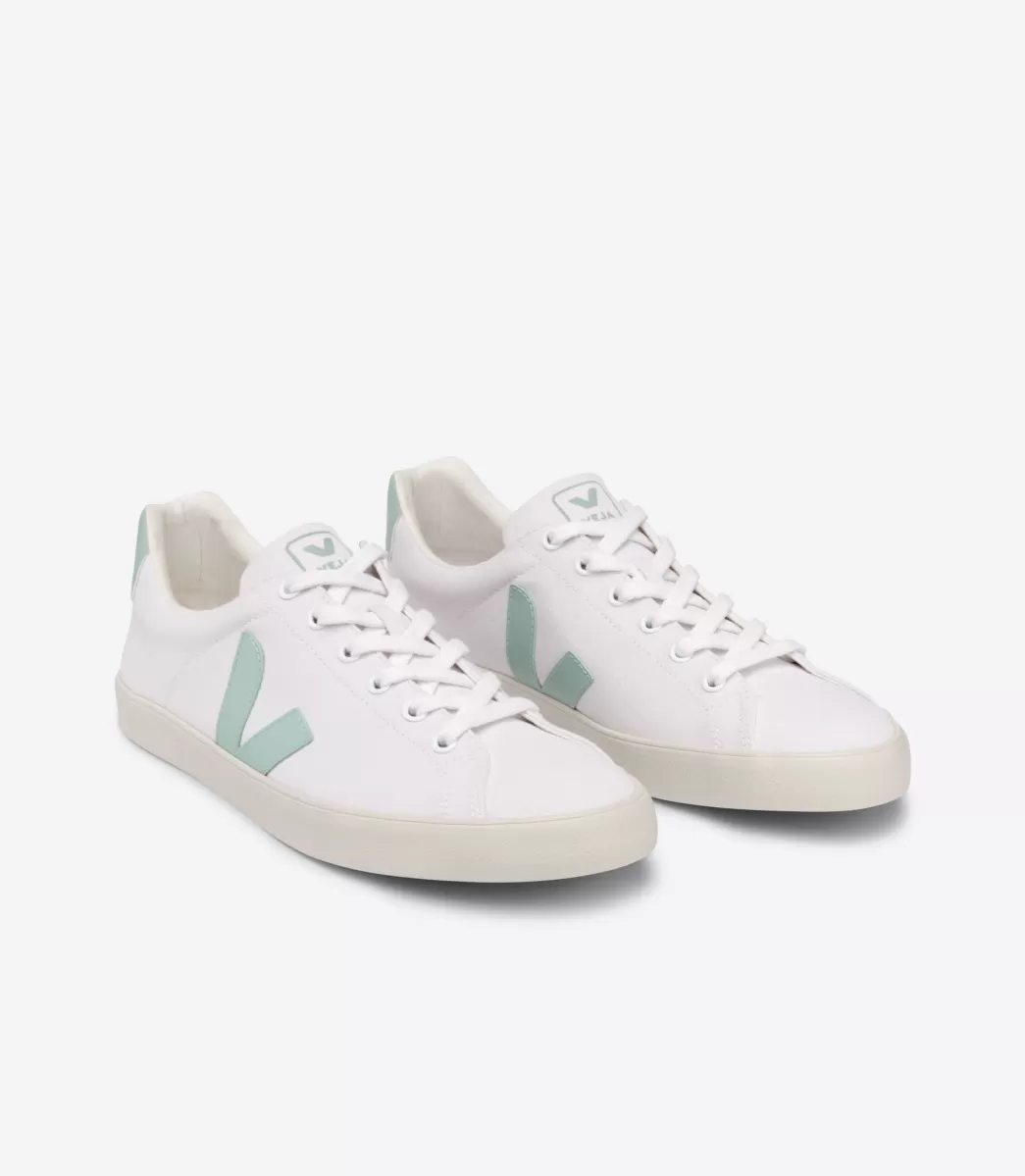 VEJA Adultes<ESPLAR SE CANVAS WHITE MATCHA
