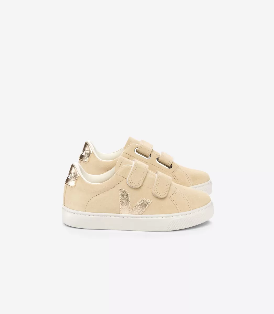 Enfant VEJA Esplar<ESPLAR SUEDE ALMOND PLATINE