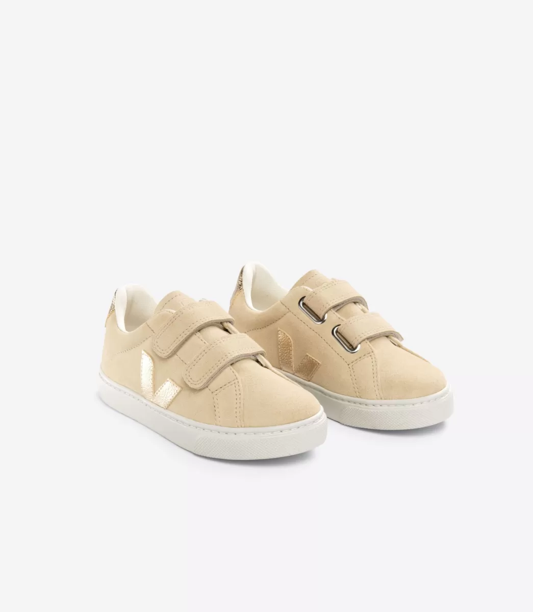 Enfant VEJA Esplar<ESPLAR SUEDE ALMOND PLATINE