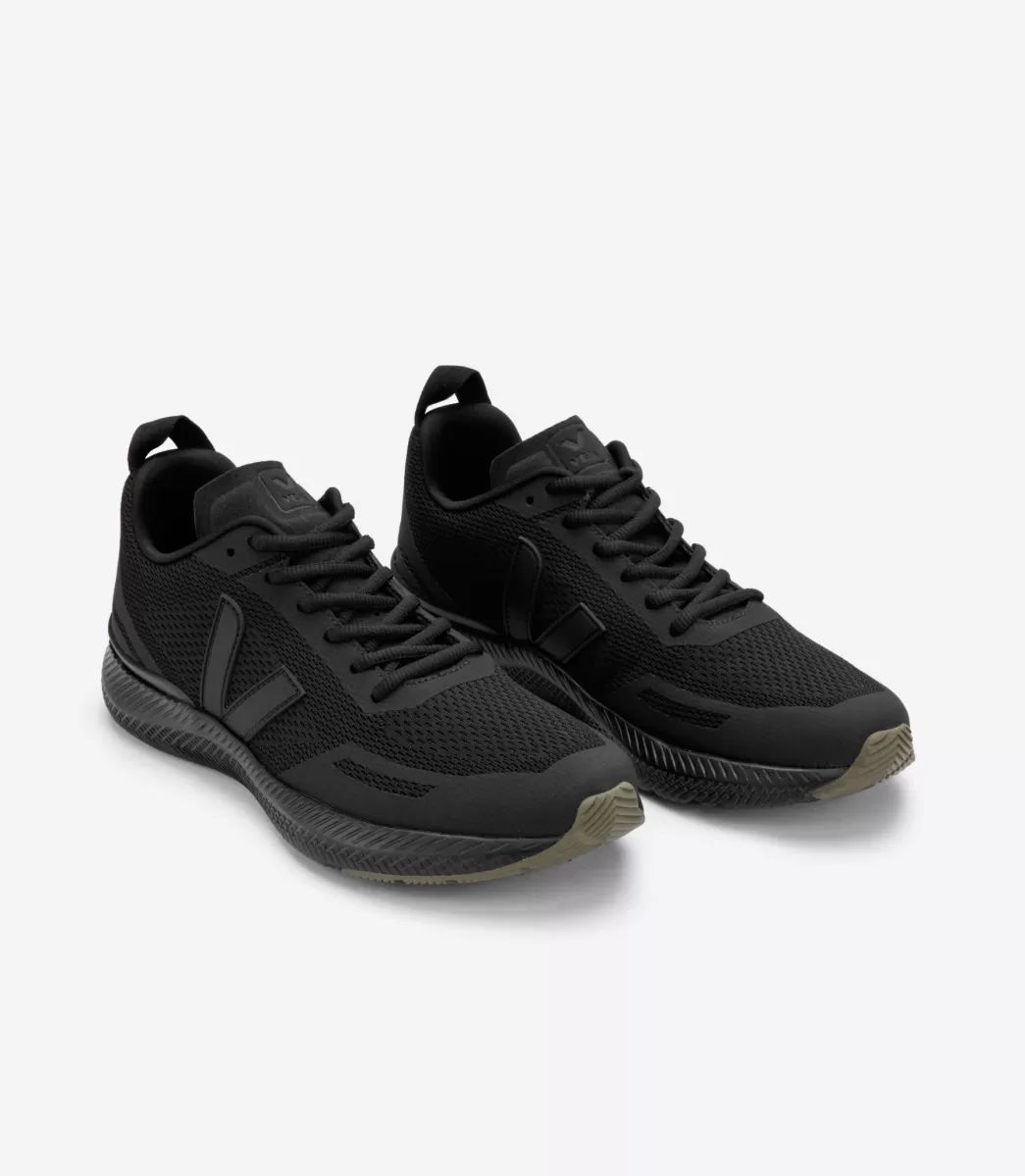 VEJA Adultes<IMPALA ENGINEERED-MESH FULL BLACK KAKI