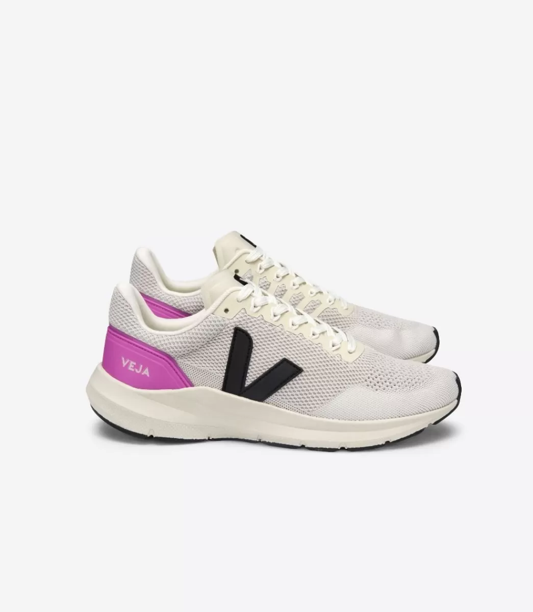 Femme VEJA Road Running | Adulte<MARLIN V-KNIT CHALK BLACK ULTRAVIOLET
