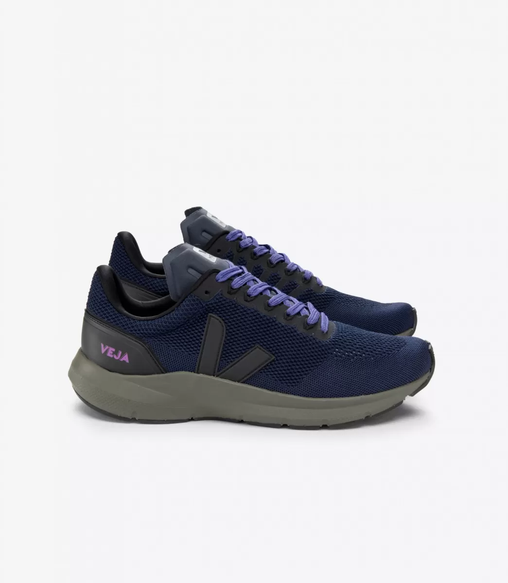 Femme VEJA Road Running | Adulte<MARLIN V-KNIT NIL BLACK KAKI SOLE