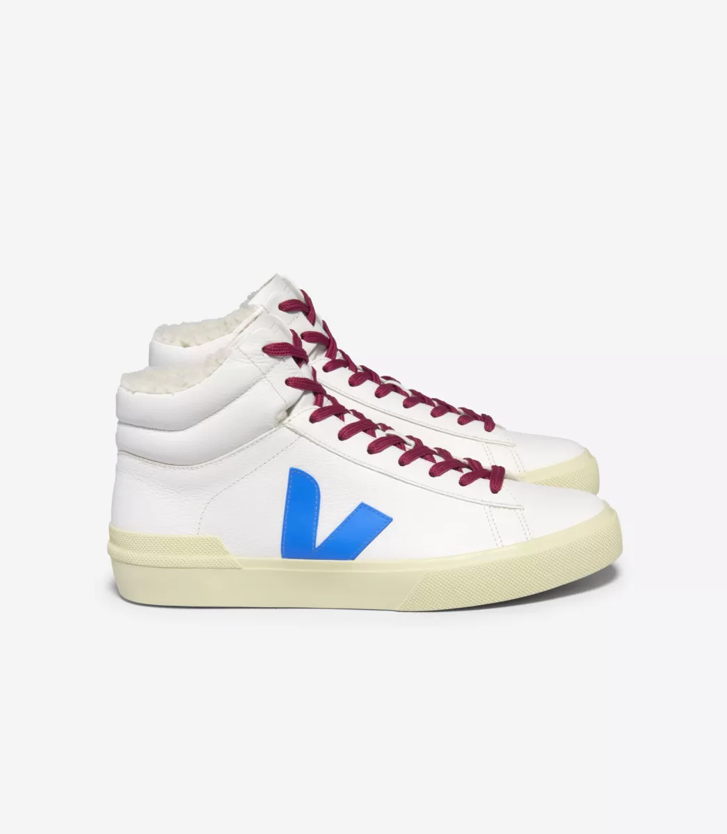 Femme VEJA Minotaur | Minotaur<MINOTAUR FURED LEATHER WHITE EGEE