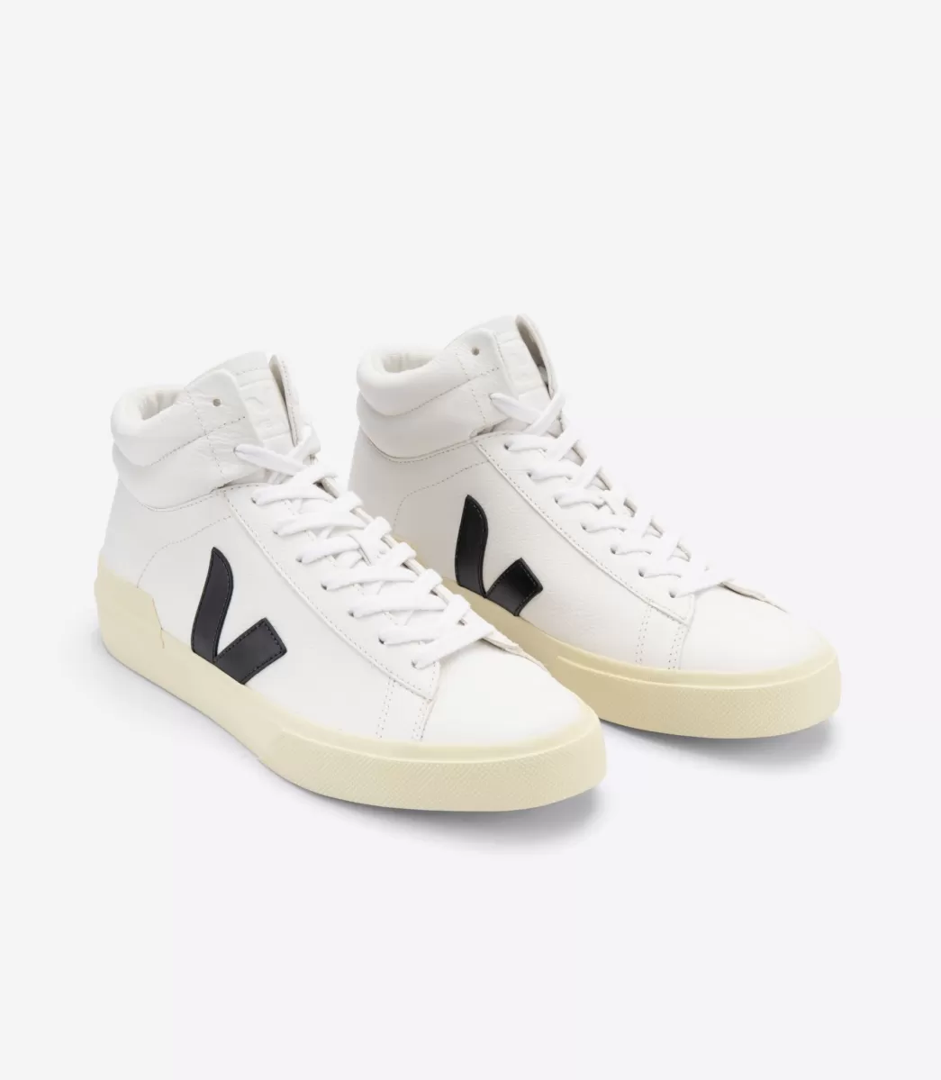 Femme VEJA Minotaur | Minotaur<MINOTAUR LEATHER WHITE BLACK BUTTER