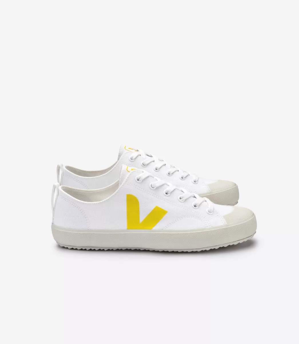 VEJA Adultes<NOVA CANVAS WHITE GOLD YELLOW