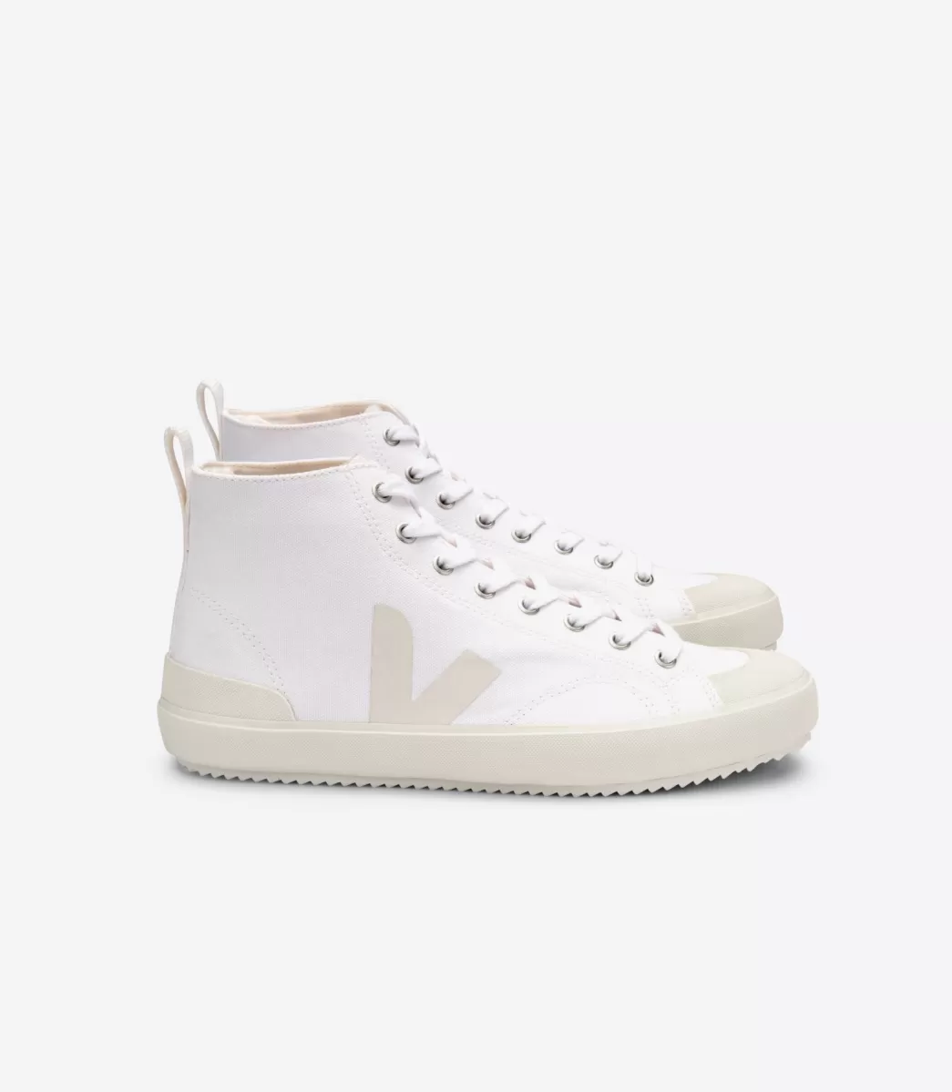 VEJA Adultes<NOVA HT CANVAS WHITE PIERRE