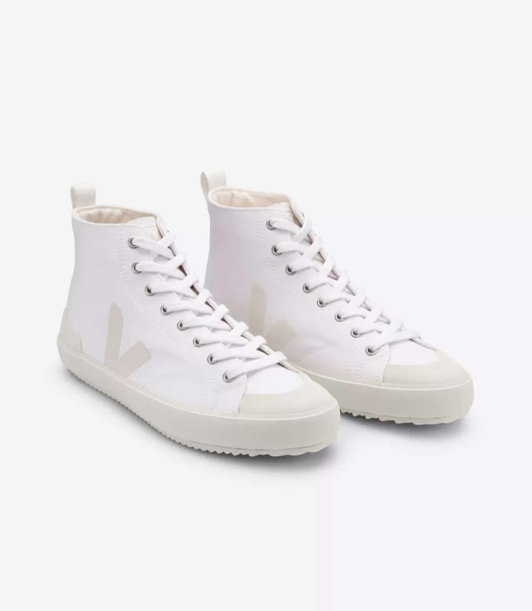 VEJA Adultes<NOVA HT CANVAS WHITE PIERRE