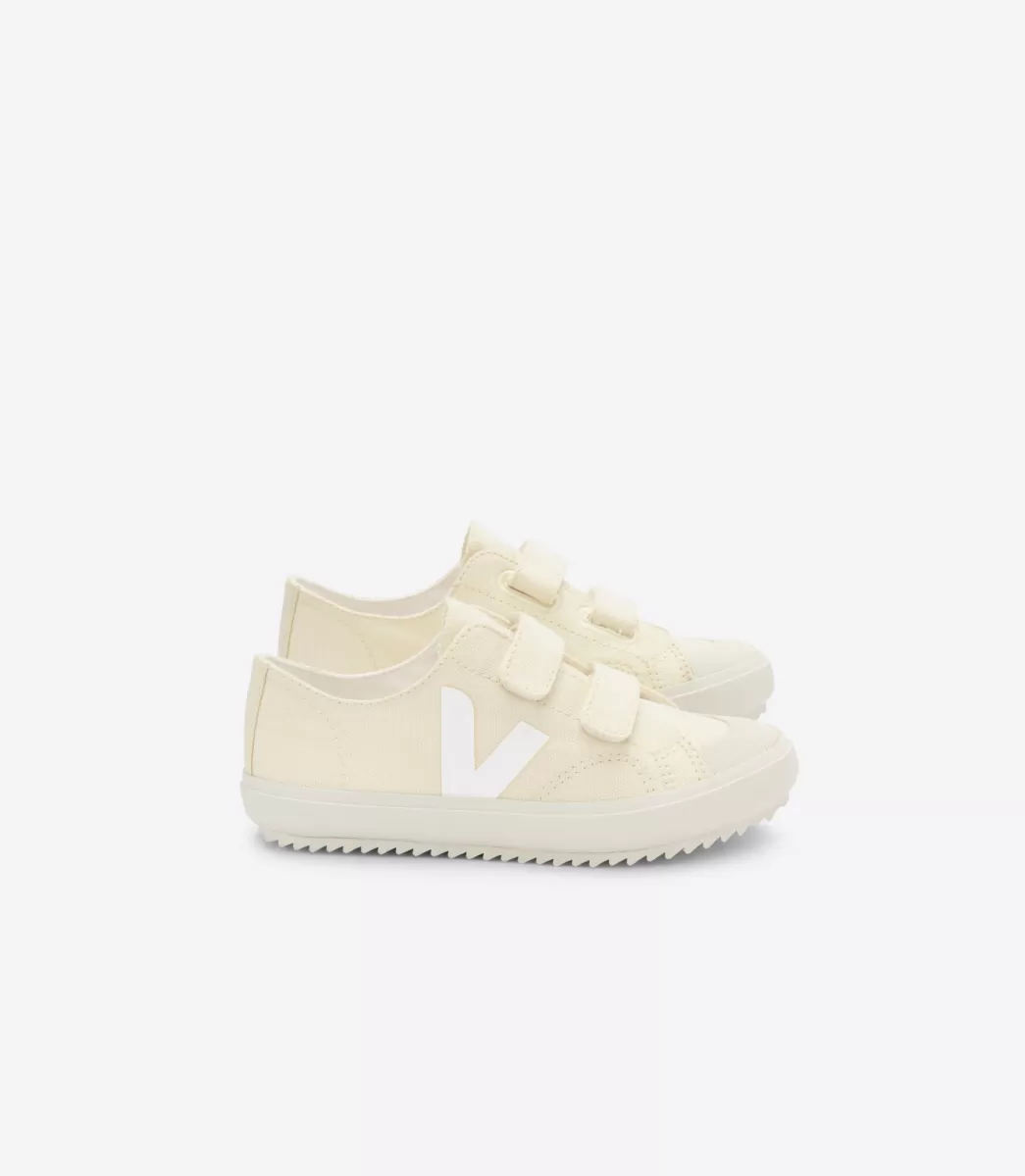 Enfant VEJA Enfant | Vegan<OLLIE CANVAS BUTTER WHITE