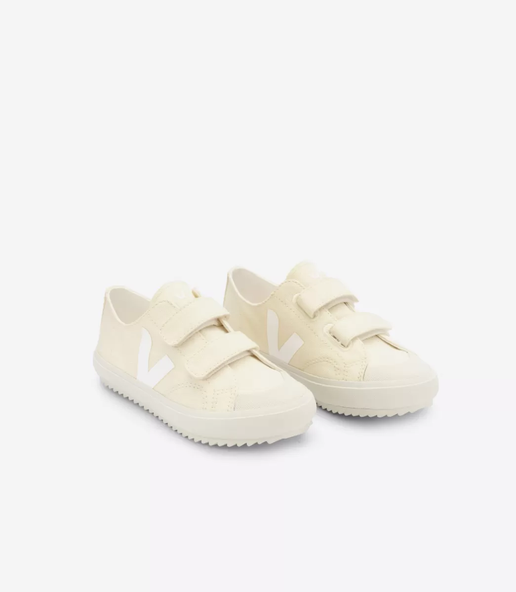 Enfant VEJA Enfant | Vegan<OLLIE CANVAS BUTTER WHITE