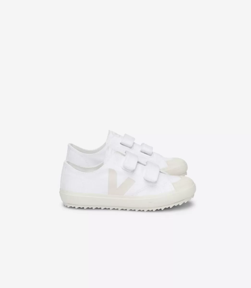 Enfant VEJA Enfant | Vegan<OLLIE CANVAS WHITE PIERRE