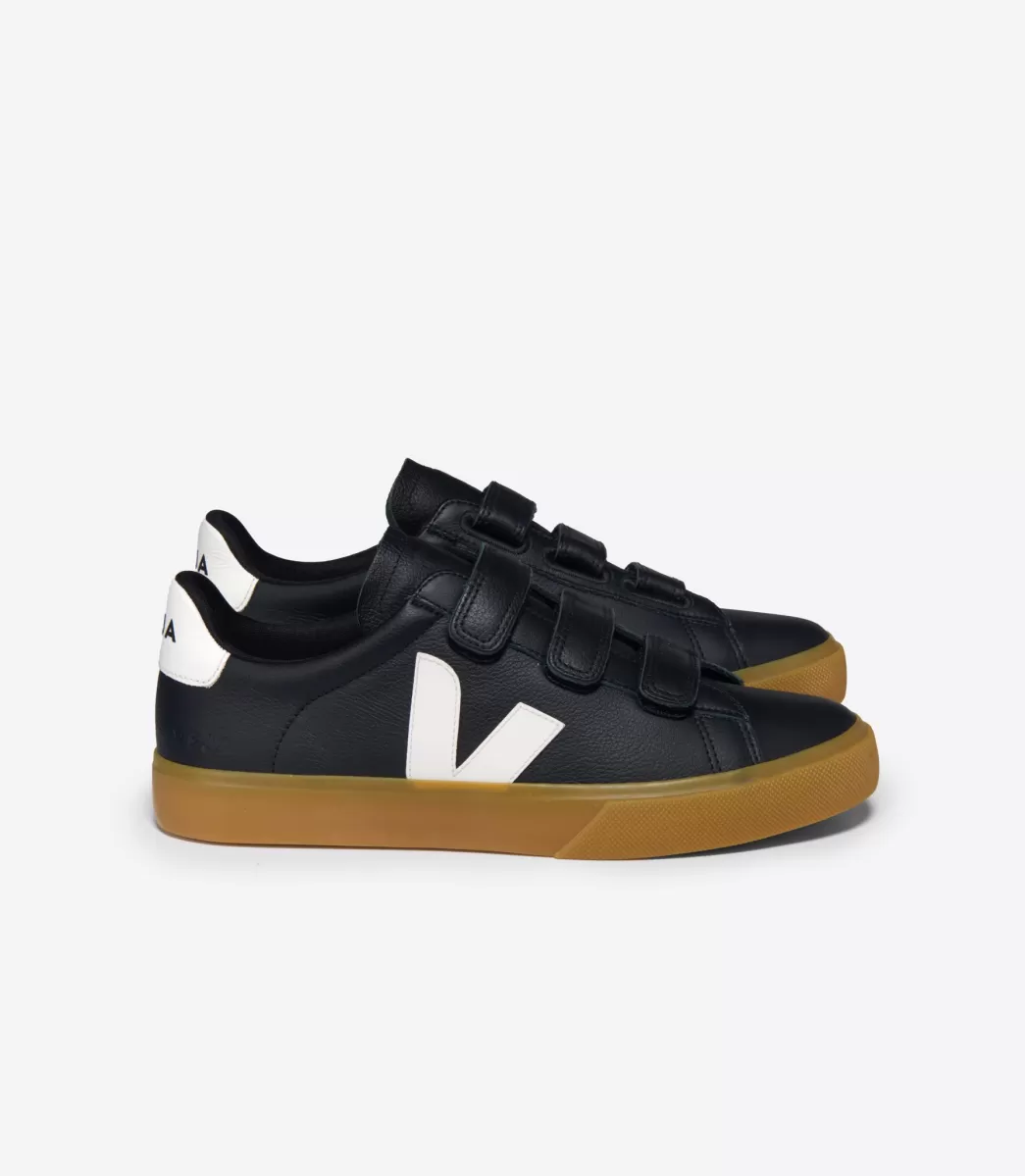 Femme VEJA Recife | Recife<RECIFE LEATHER BLACK WHITE