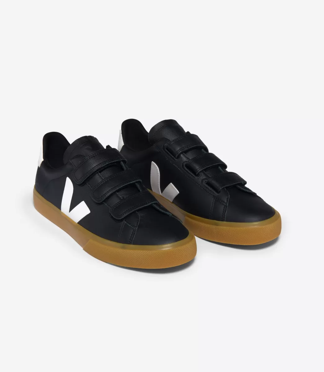 Femme VEJA Recife | Recife<RECIFE LEATHER BLACK WHITE