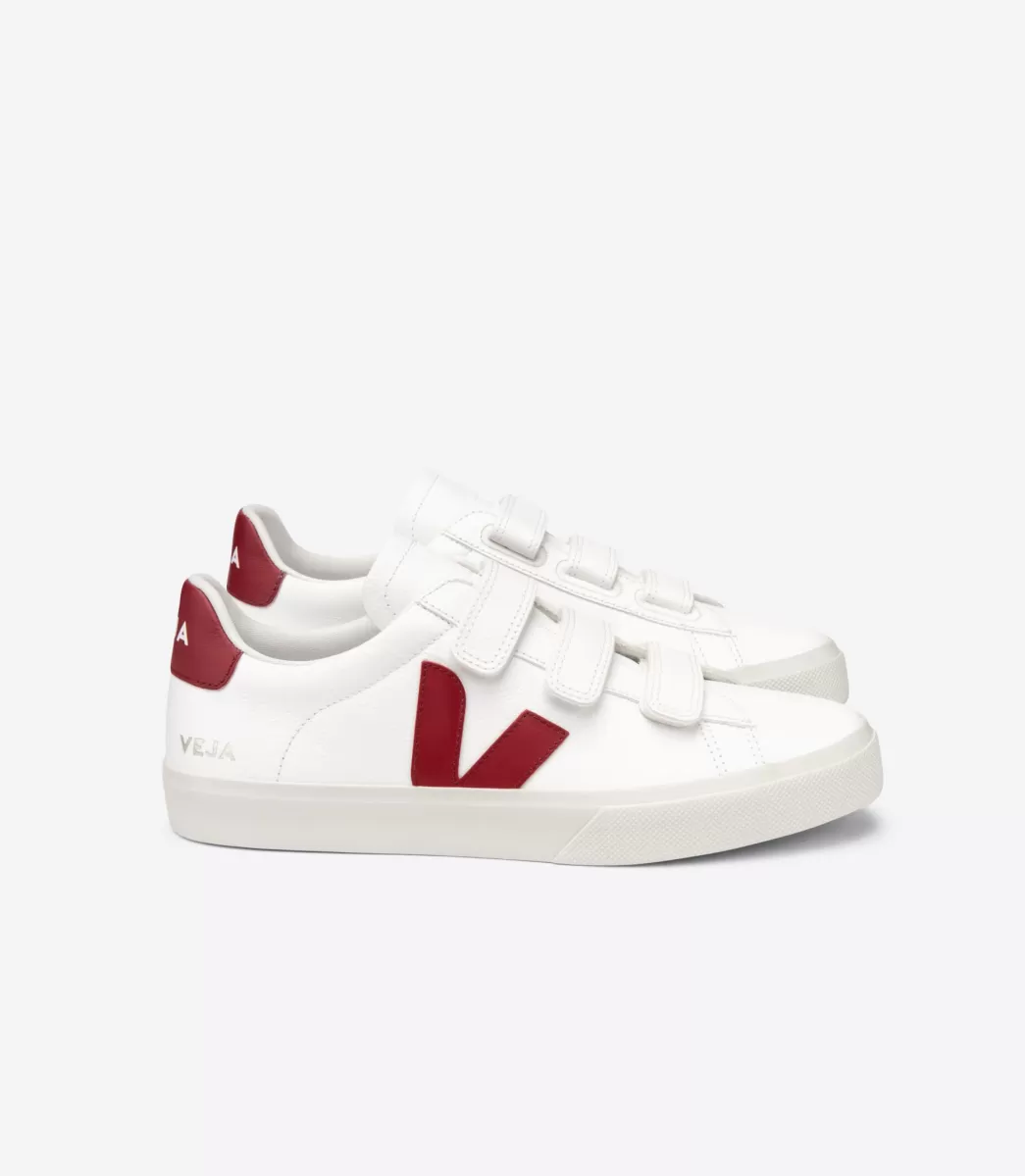 Femme VEJA Recife | Recife<RECIFE LEATHER WHITE MARSALA