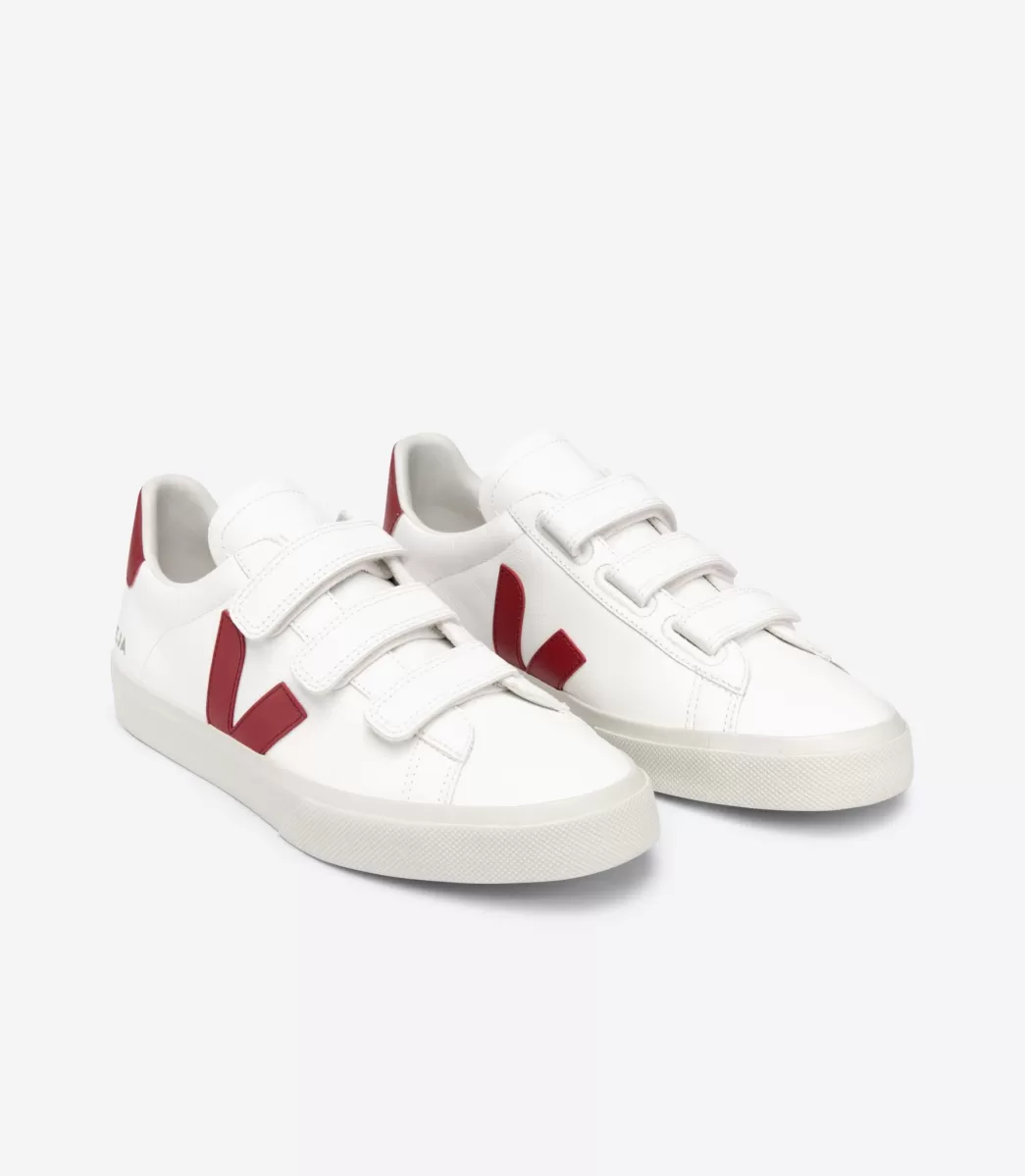 Femme VEJA Recife | Recife<RECIFE LEATHER WHITE MARSALA