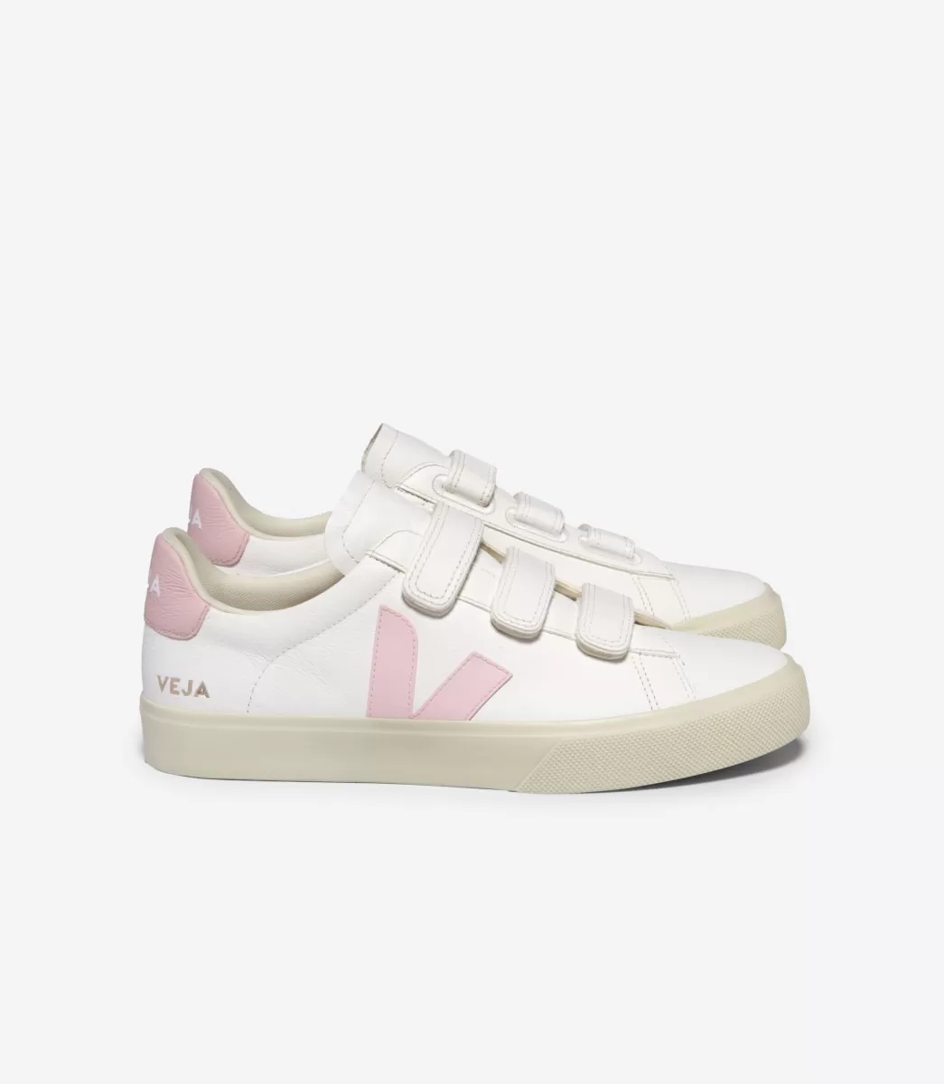 Femme VEJA Recife | Recife<RECIFE LEATHER WHITE PETALE