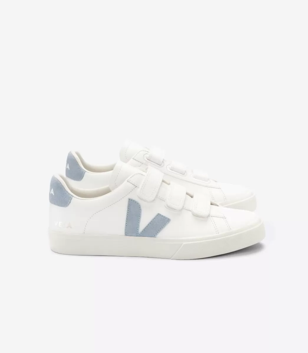 Femme VEJA Recife | Recife<RECIFE LEATHER WHITE STEEL