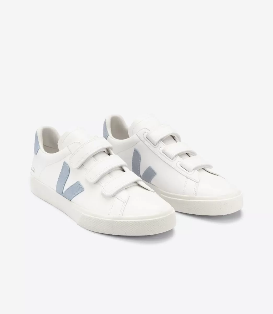 Femme VEJA Recife | Recife<RECIFE LEATHER WHITE STEEL