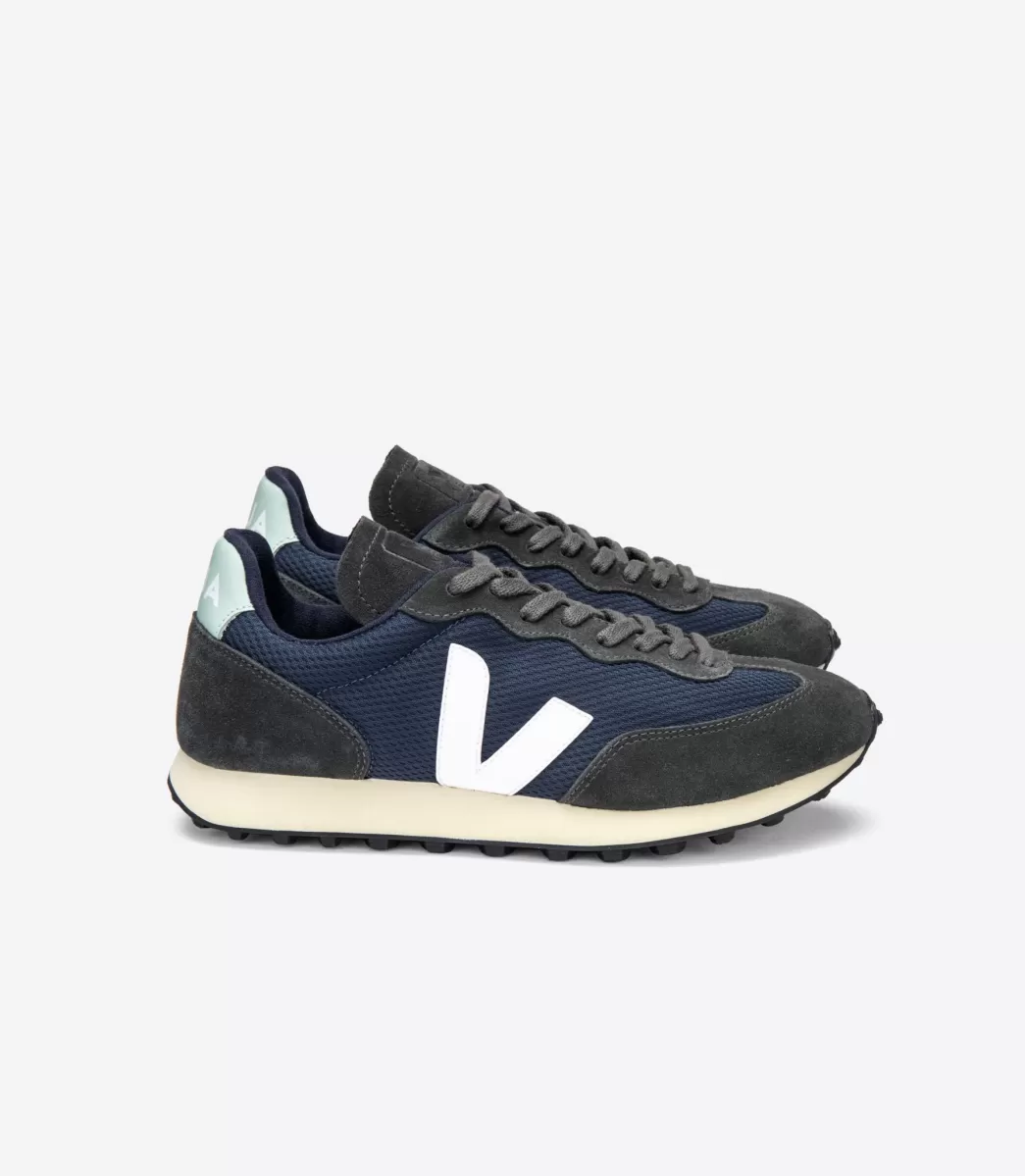 VEJA Adultes<RIO BRANCO ALVEOMESH NAUTICO WHITE GRAFITE