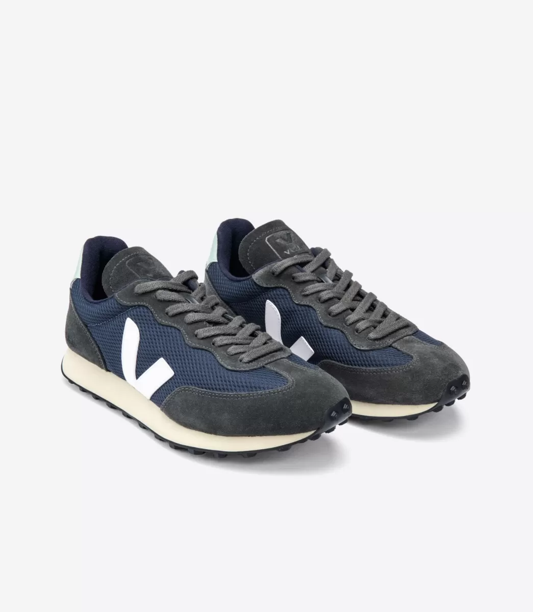 VEJA Adultes<RIO BRANCO ALVEOMESH NAUTICO WHITE GRAFITE