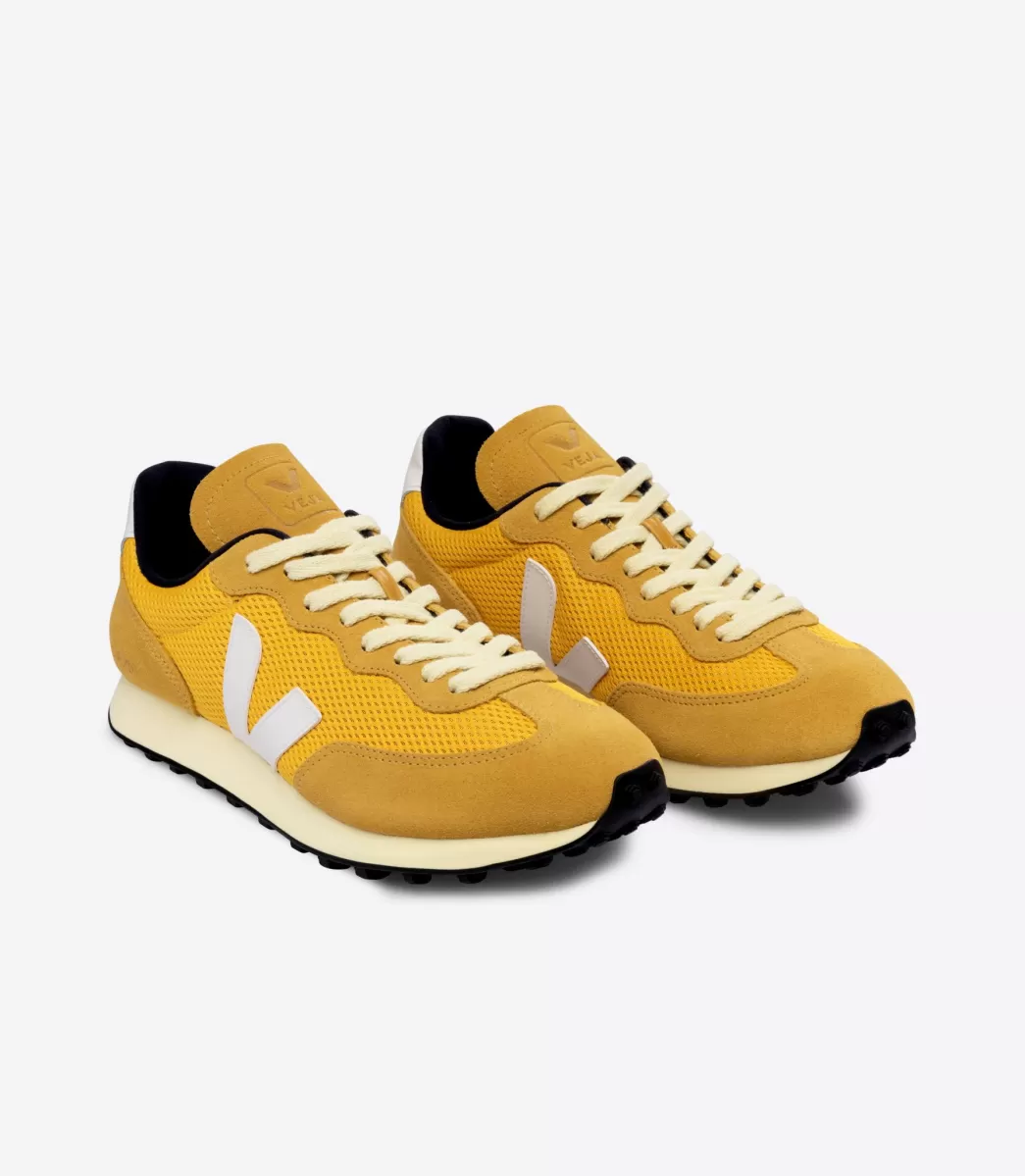 VEJA Adultes<RIO BRANCO ALVEOMESH OURO WHITE