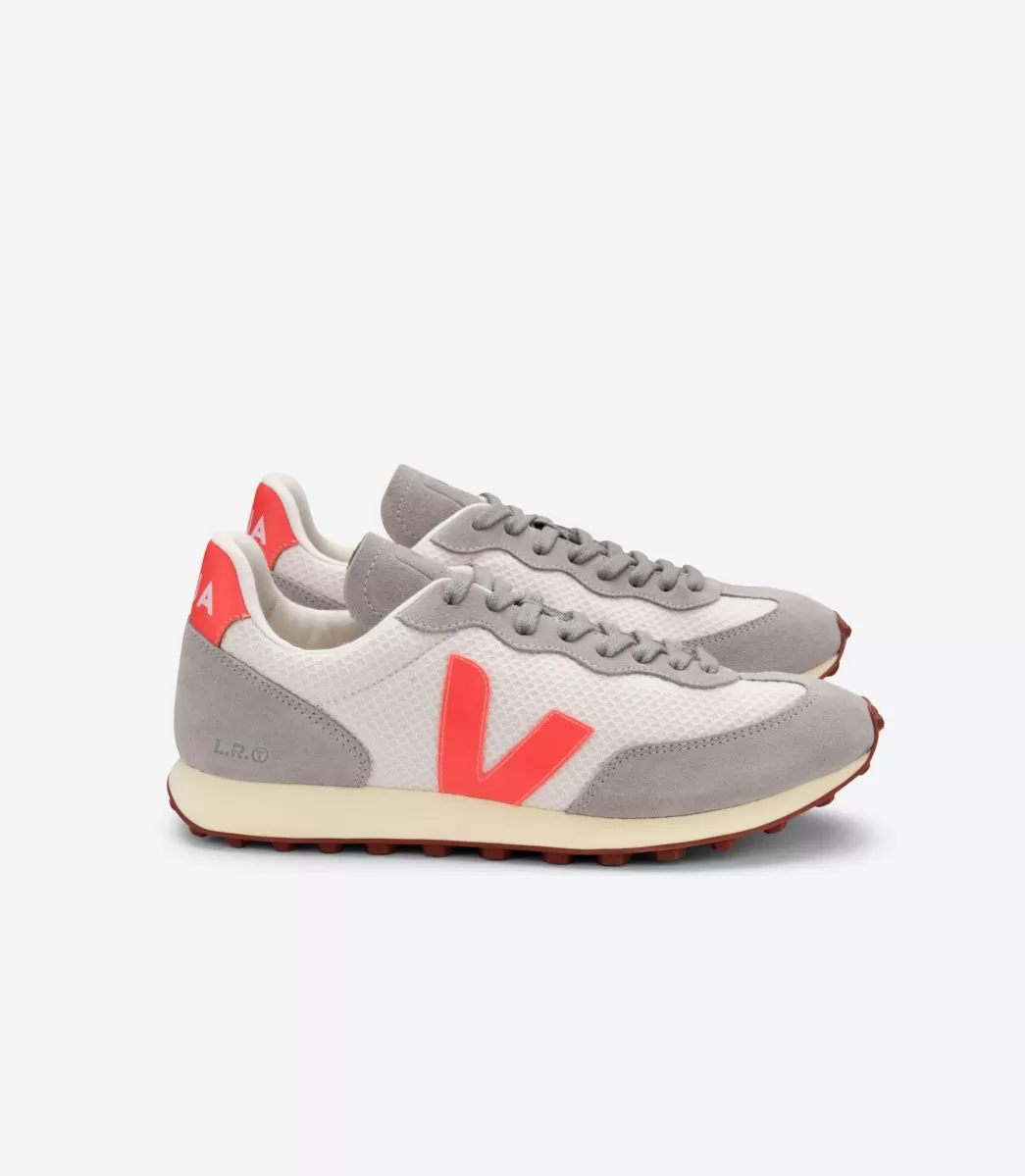 VEJA Adultes<RIO BRANCO HEXAMESH GRAVEL ORANGE GREY