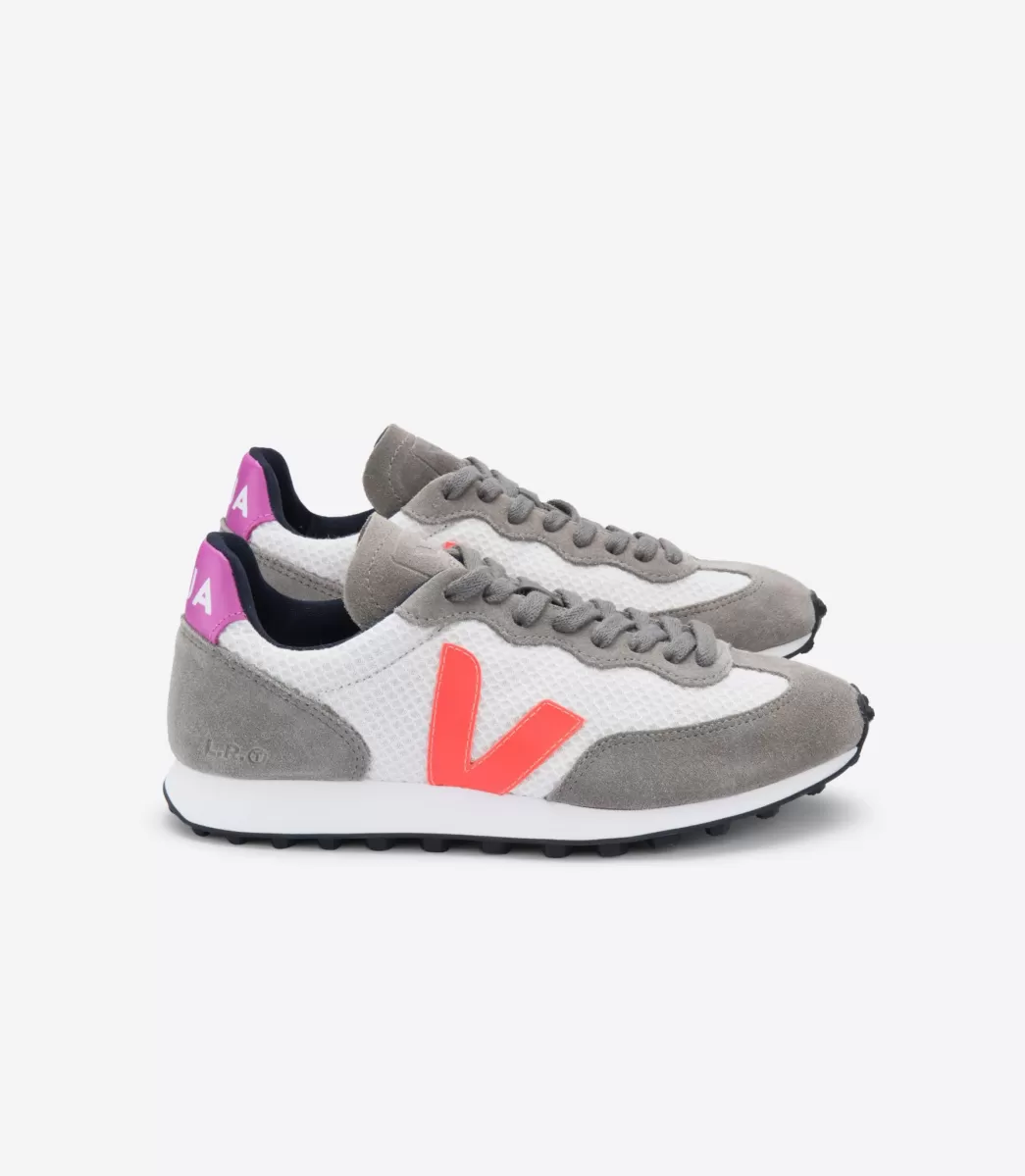 VEJA Adultes<RIO BRANCO HEXAMESH GRAVEL ORANGE ULTRAVIOLET