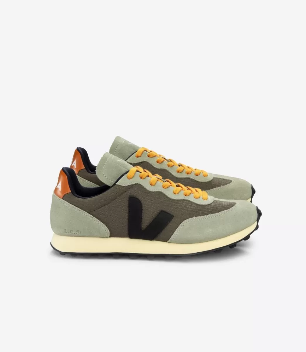 VEJA Adultes<RIO BRANCO RIPSTOP KAKI BLACK
