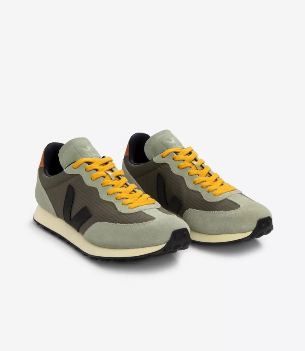 VEJA Adultes<RIO BRANCO RIPSTOP KAKI BLACK