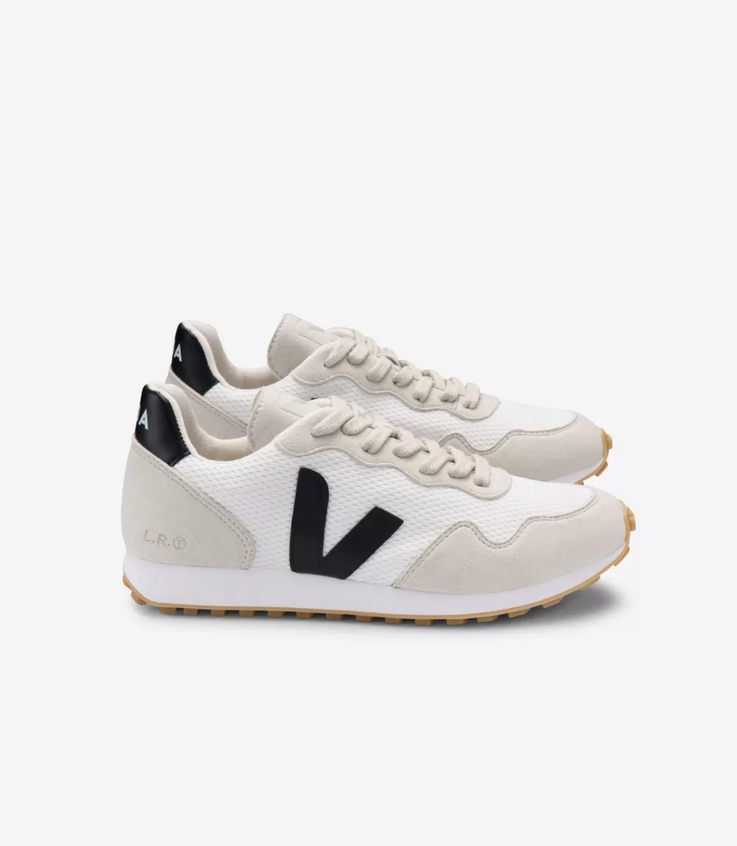 Femme VEJA Adulte | Vegan<SDU REC ALVEOMESH WHITE BLACK NATURAL
