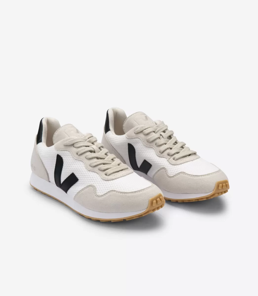 Femme VEJA Adulte | Vegan<SDU REC ALVEOMESH WHITE BLACK NATURAL