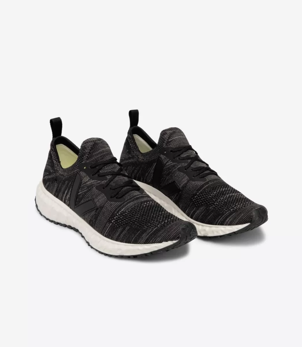 VEJA Adultes<THUNDERBIRD V-KNIT MIX GREY BLACK