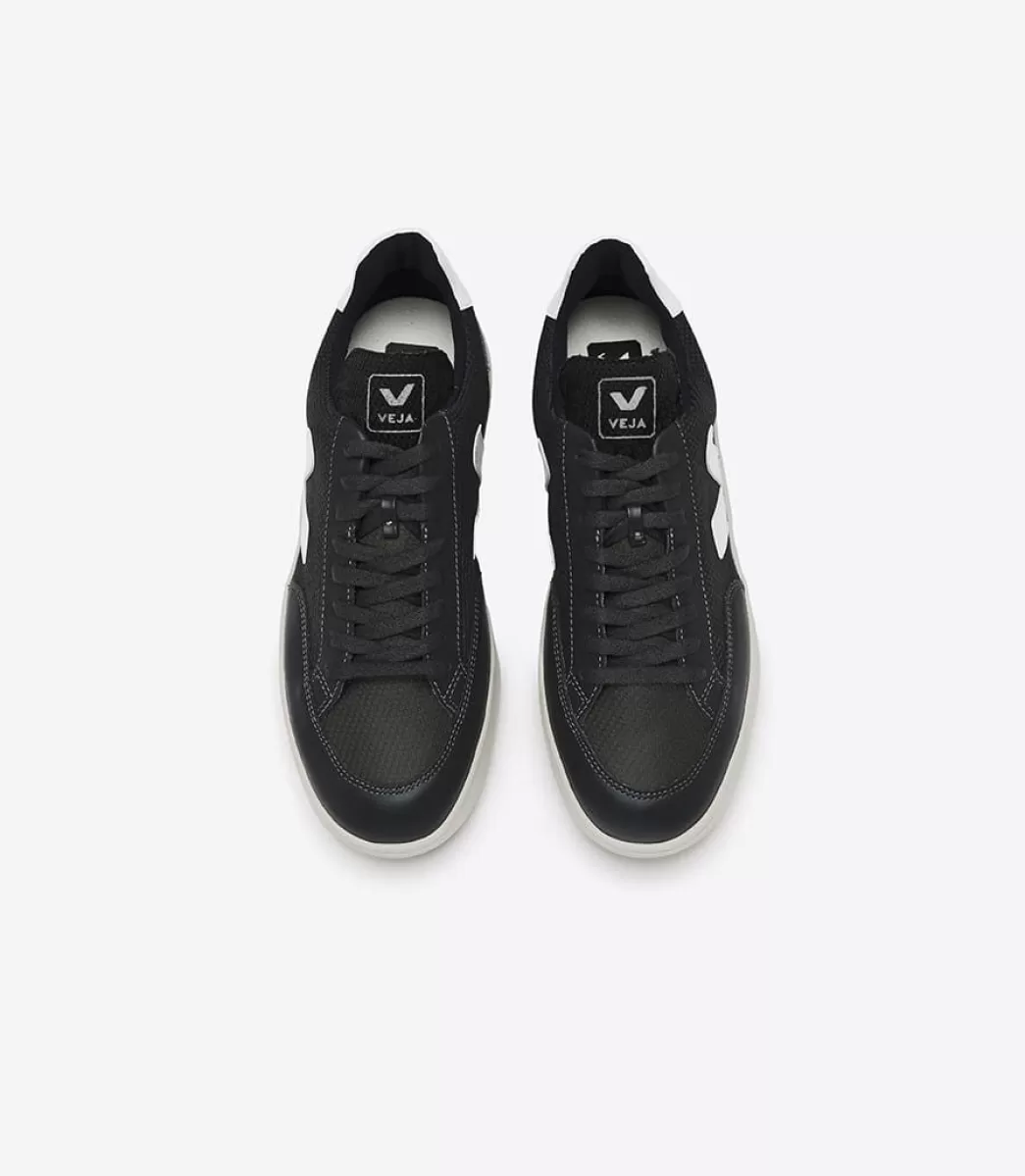 VEJA Adultes<V-12 B-MESH BLACK WHITE
