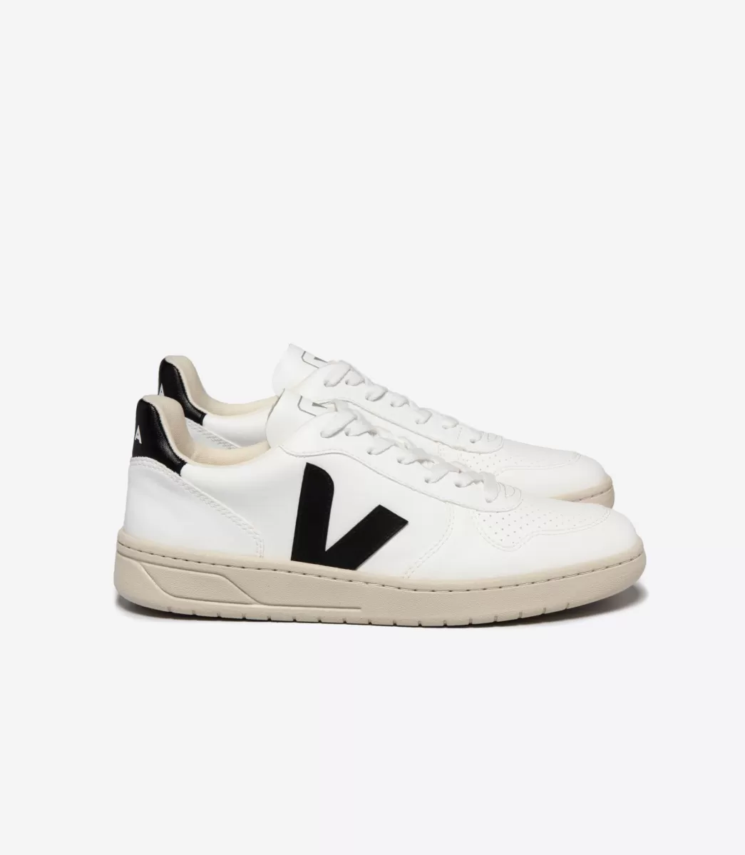 VEJA Adultes<V-10 CWL WHITE BLACK