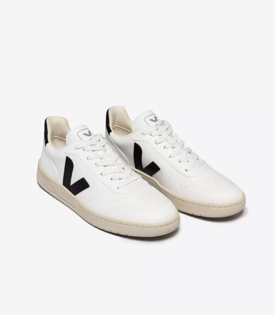 VEJA Adultes<V-10 CWL WHITE BLACK