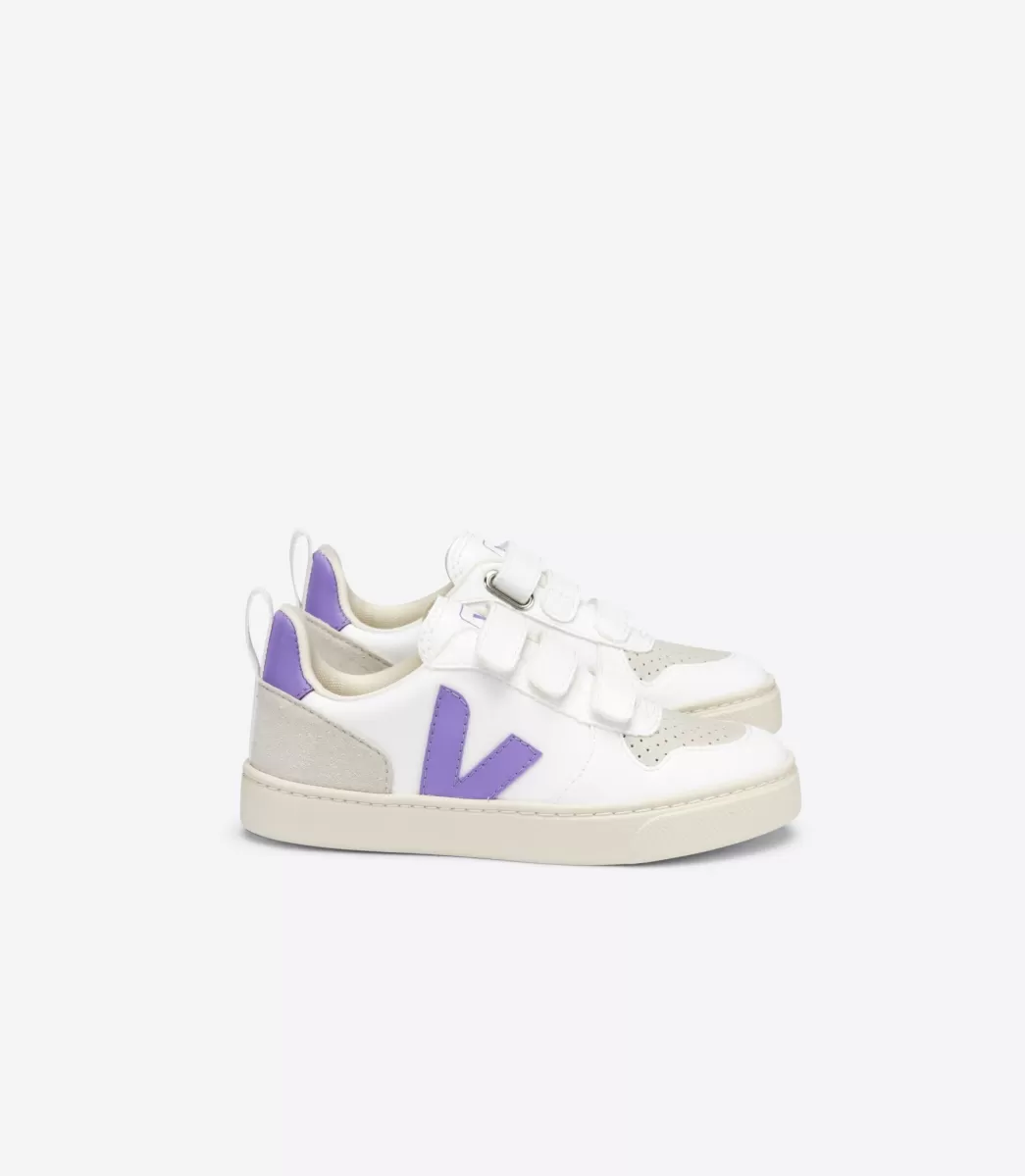 Enfant VEJA Enfants<V-10 CWL WHITE LAVANDE