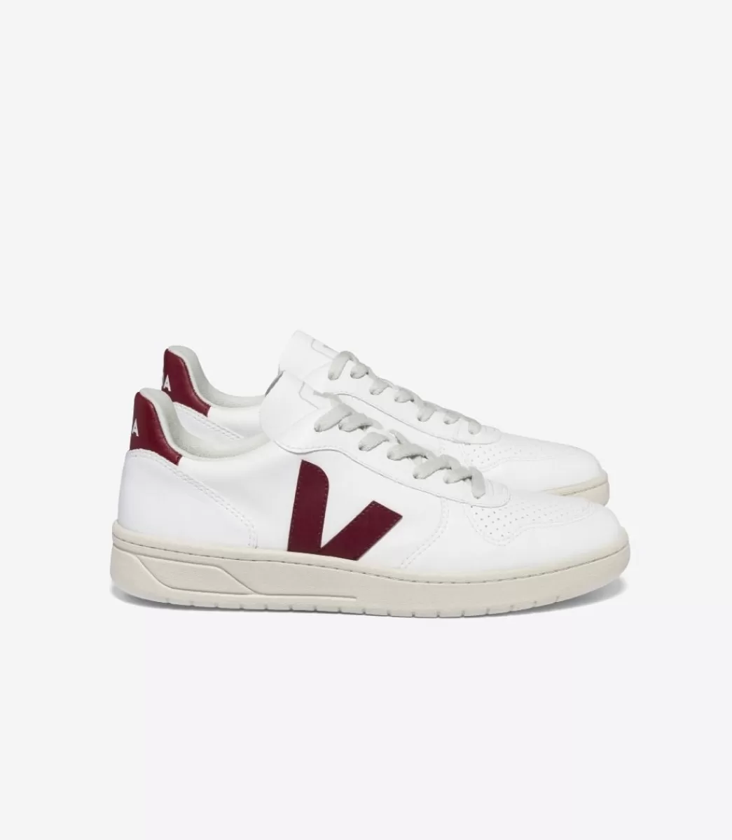 Femme VEJA Adulte | Vegan<V-10 CWL WHITE MARSALA