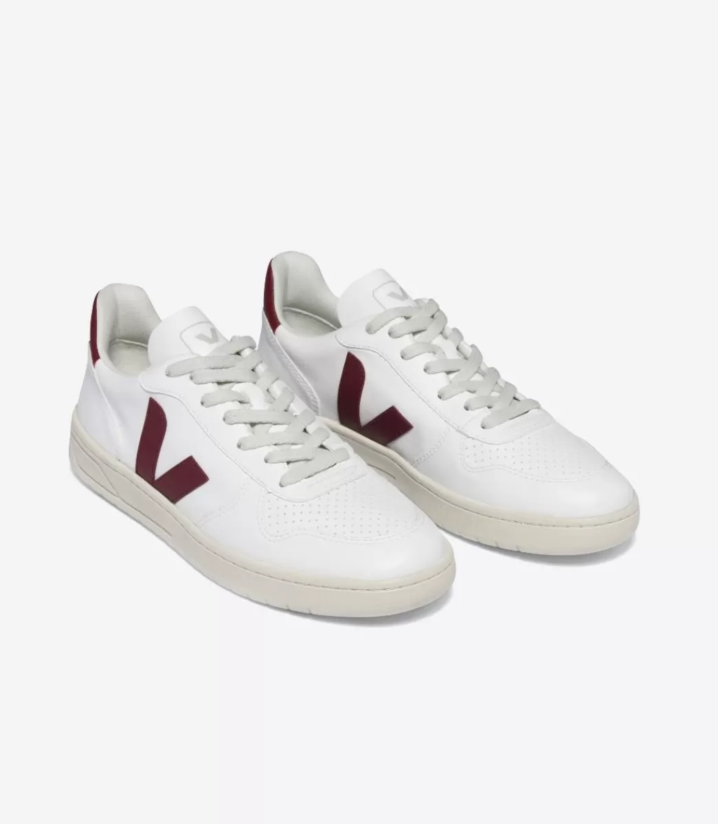 Femme VEJA Adulte | Vegan<V-10 CWL WHITE MARSALA