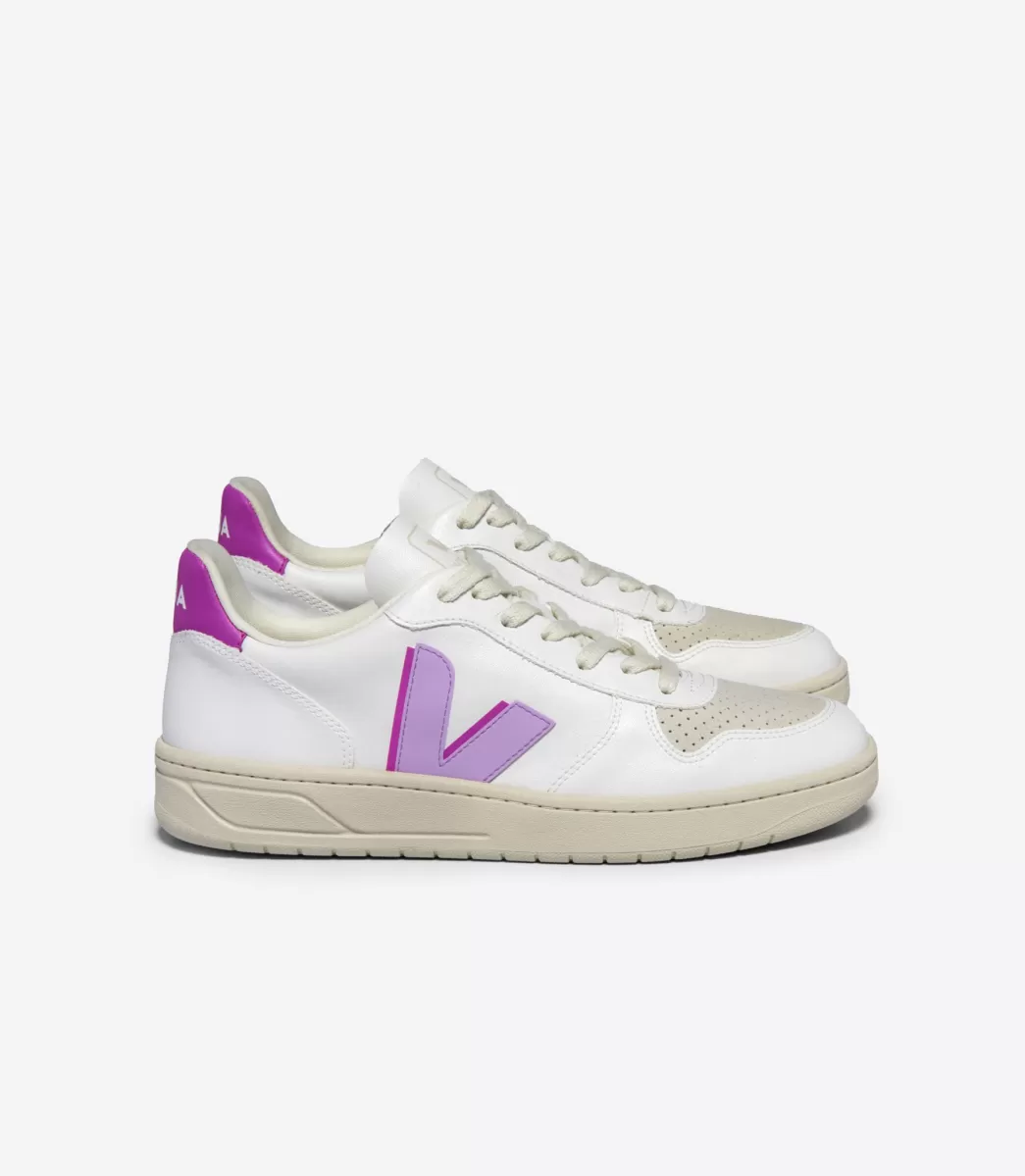 Femme VEJA Adulte | Vegan<V-10 CWL WHITE ORCHID ULTRAVIOLET