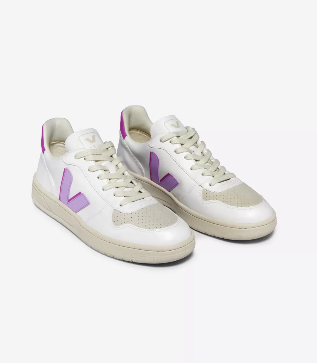 Femme VEJA Adulte | Vegan<V-10 CWL WHITE ORCHID ULTRAVIOLET