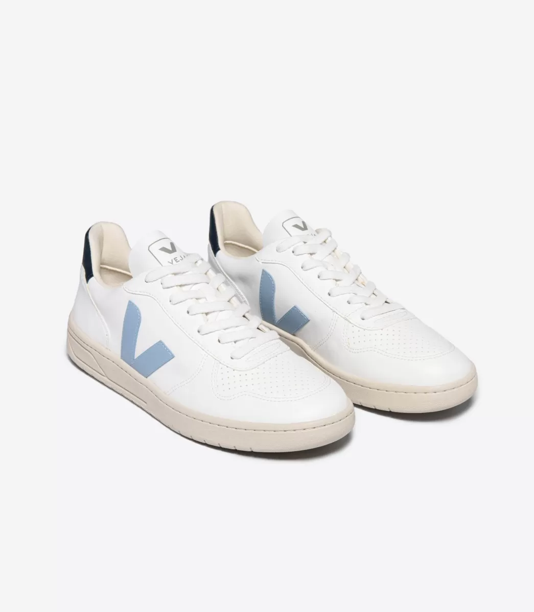 VEJA Adultes<V-10 CWL WHITE STEEL NAUTICO