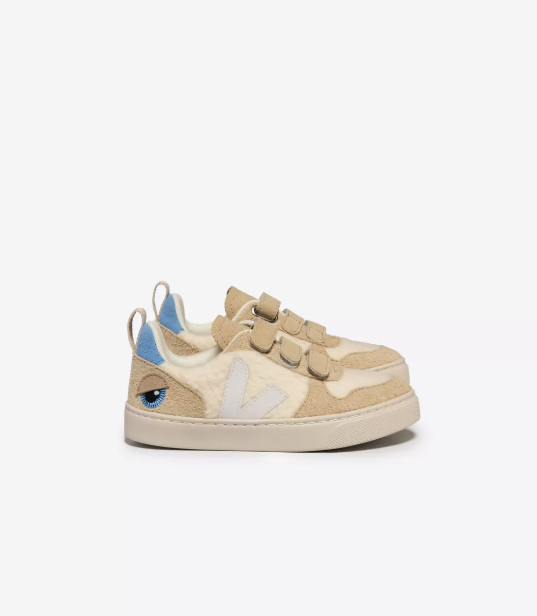 Enfant VEJA Veja X Bigstuffed | V-10<V-10 FLEECE X BIGSTUFFED PURE WHITE