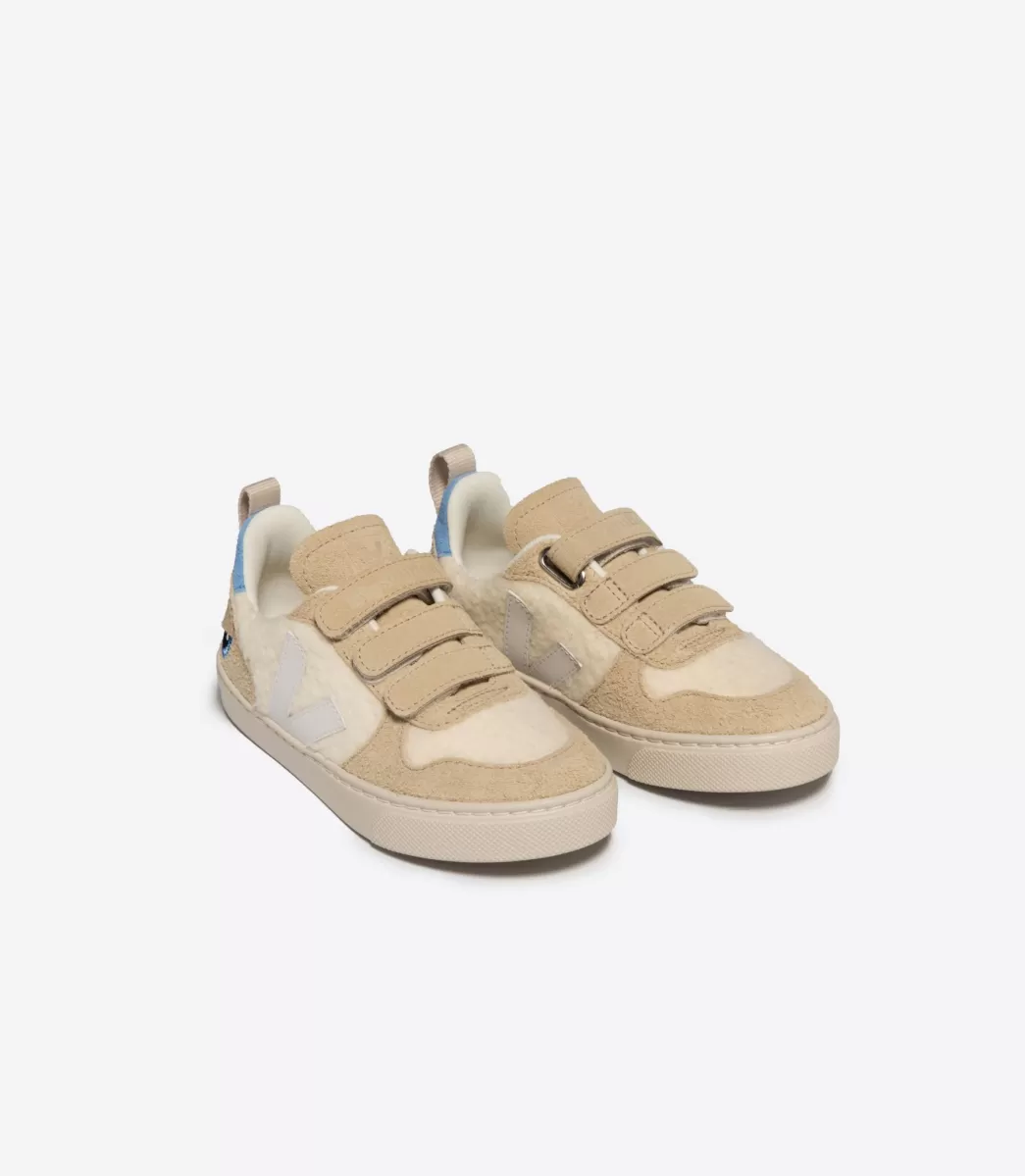 Enfant VEJA Veja X Bigstuffed | V-10<V-10 FLEECE X BIGSTUFFED PURE WHITE