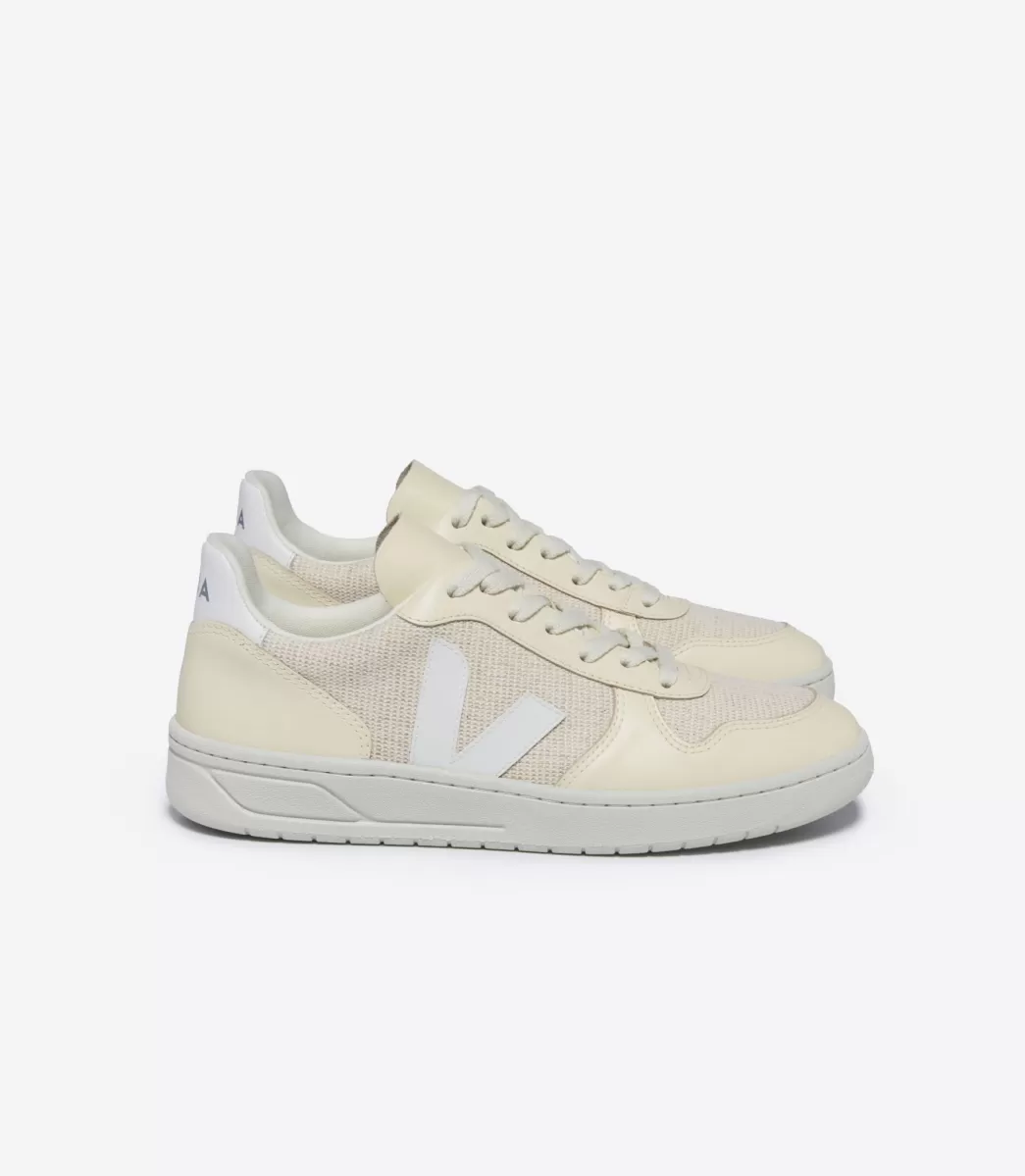 Femme VEJA V-10 | V-10<V-10 J-MESH JUTE WHITE