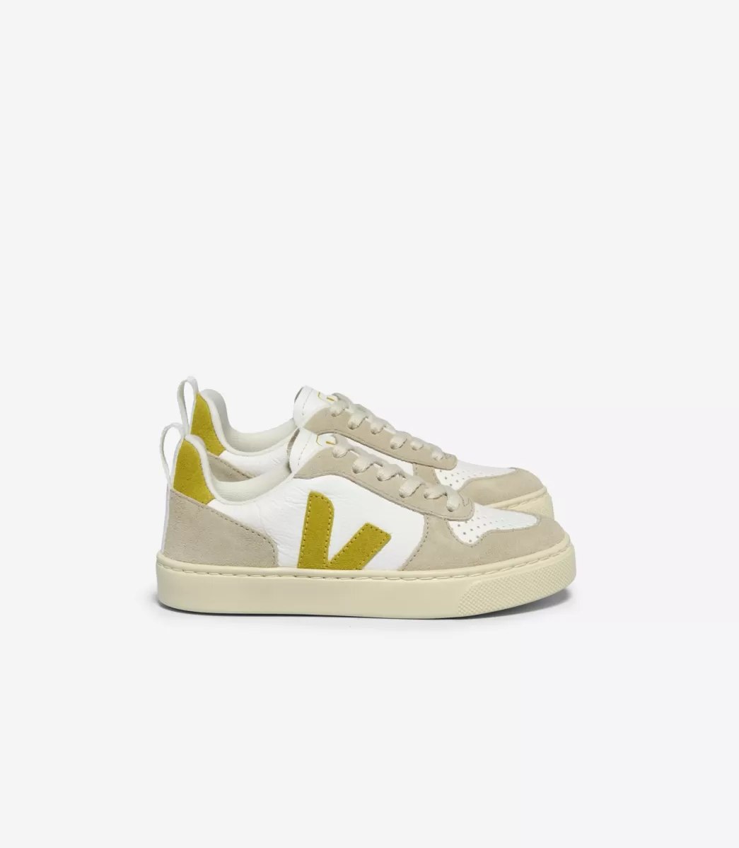 Enfant VEJA V-10<V-10 LACES WHITE LIQUOR ALMOND