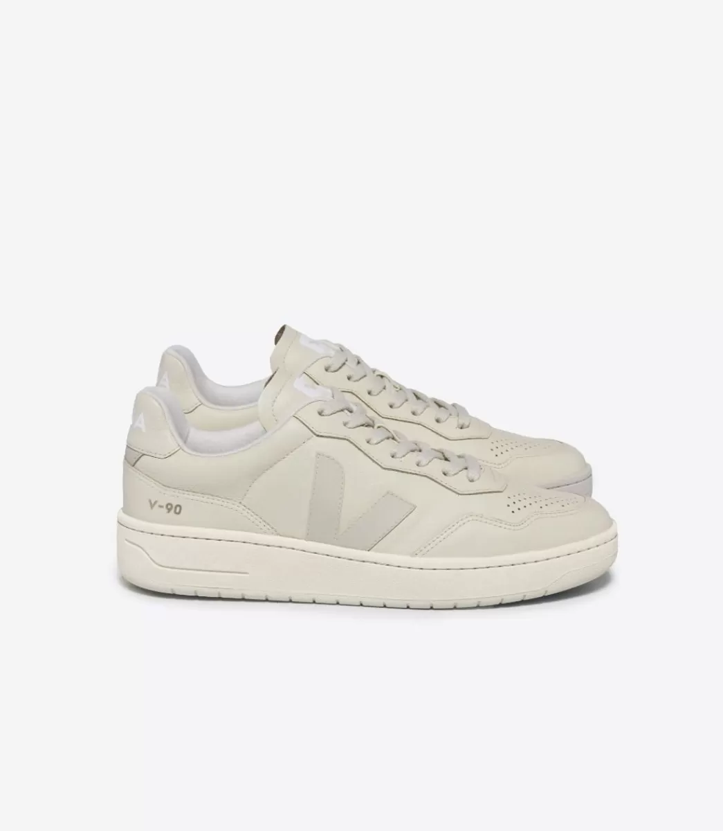 Femme VEJA V-90 | V-90<V-90 LEATHER CASHEW PIERRE